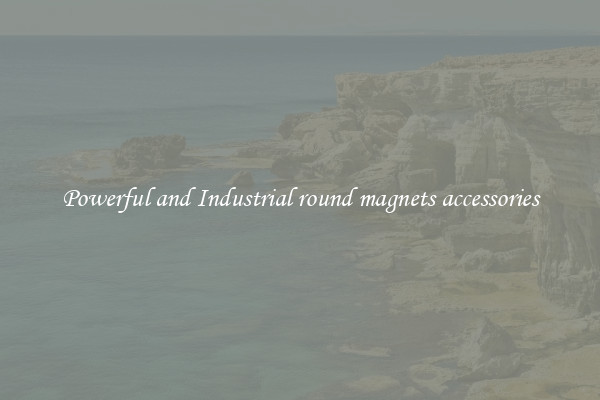 Powerful and Industrial round magnets accessories