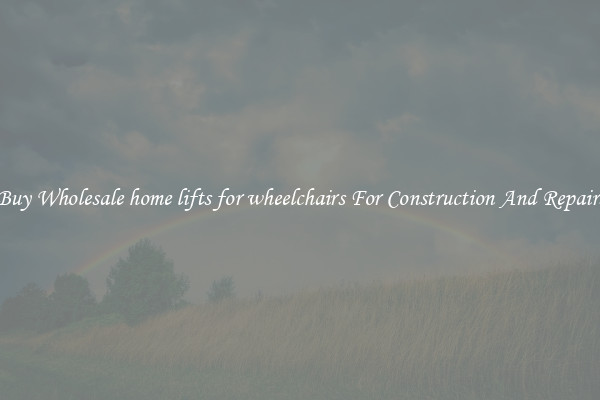 Buy Wholesale home lifts for wheelchairs For Construction And Repairs