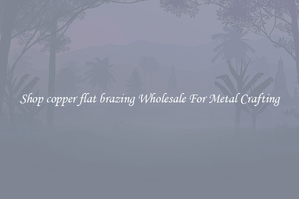 Shop copper flat brazing Wholesale For Metal Crafting