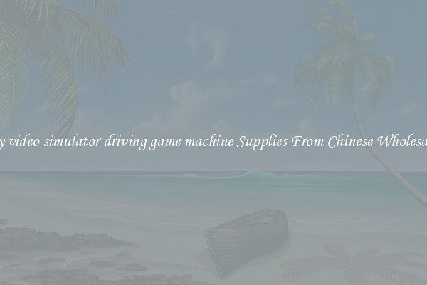Buy video simulator driving game machine Supplies From Chinese Wholesalers