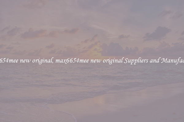 max6654mee new original, max6654mee new original Suppliers and Manufacturers