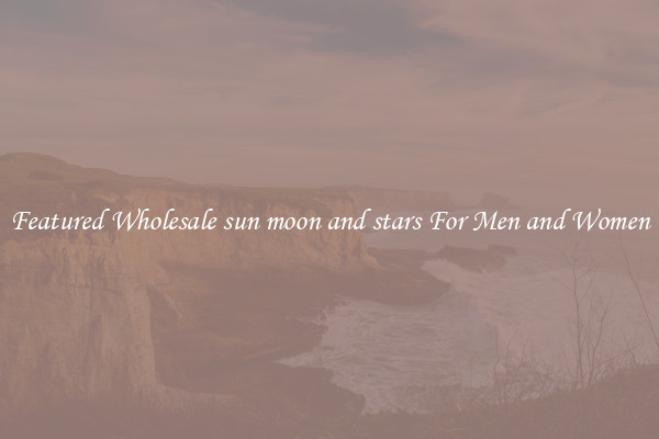 Featured Wholesale sun moon and stars For Men and Women